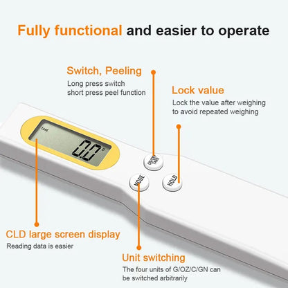 Weight Measuring Spoon LCD Digital Kitchen Gadget